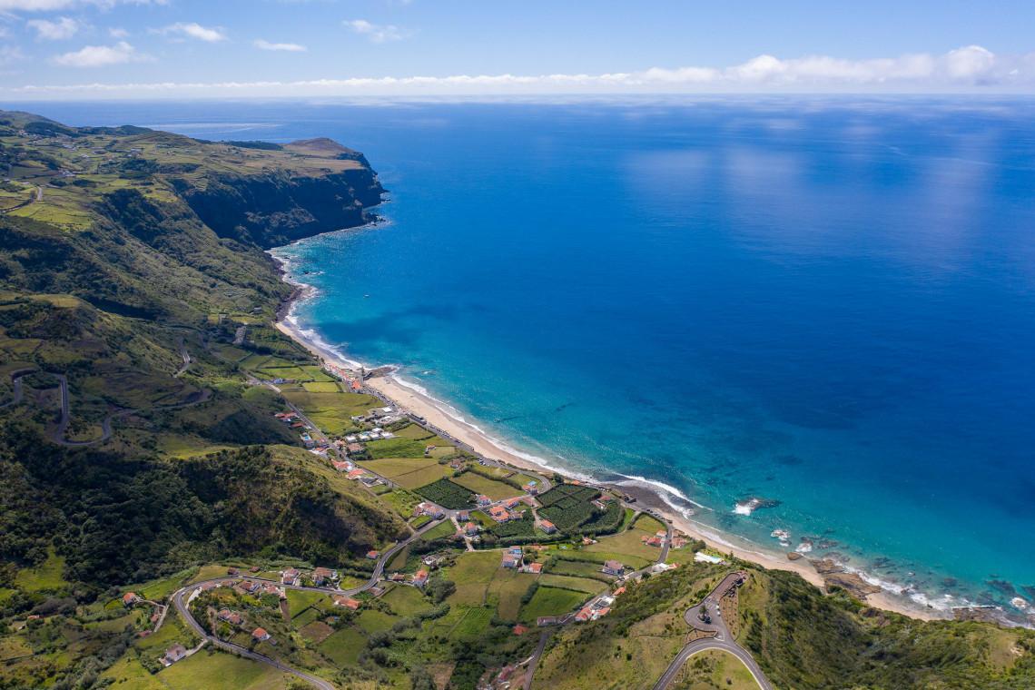 Santa Maria island — golden beaches and turquoise Atlantic waters, Azores