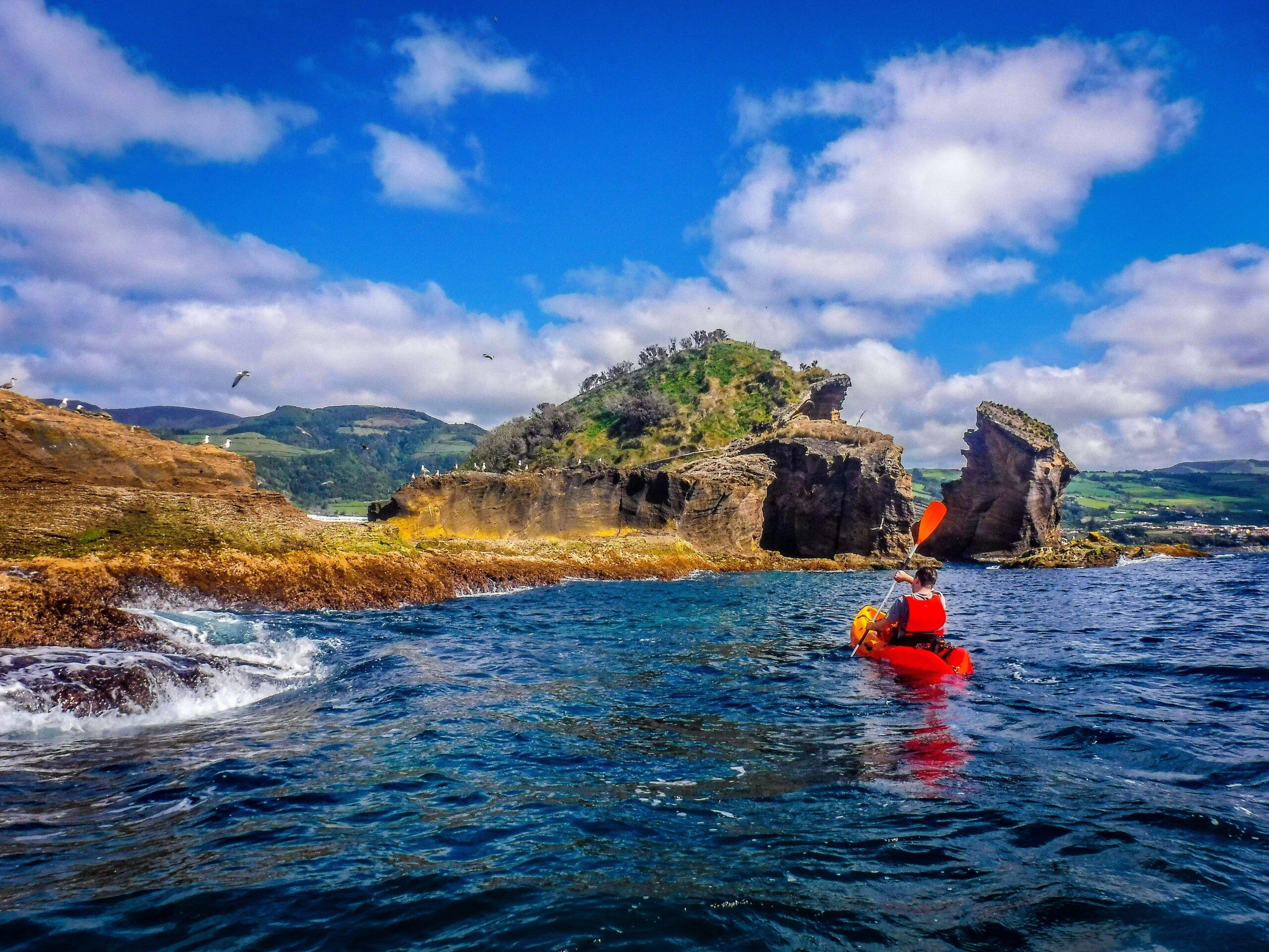 Sea Kayaking — Volcanic Coast Caves