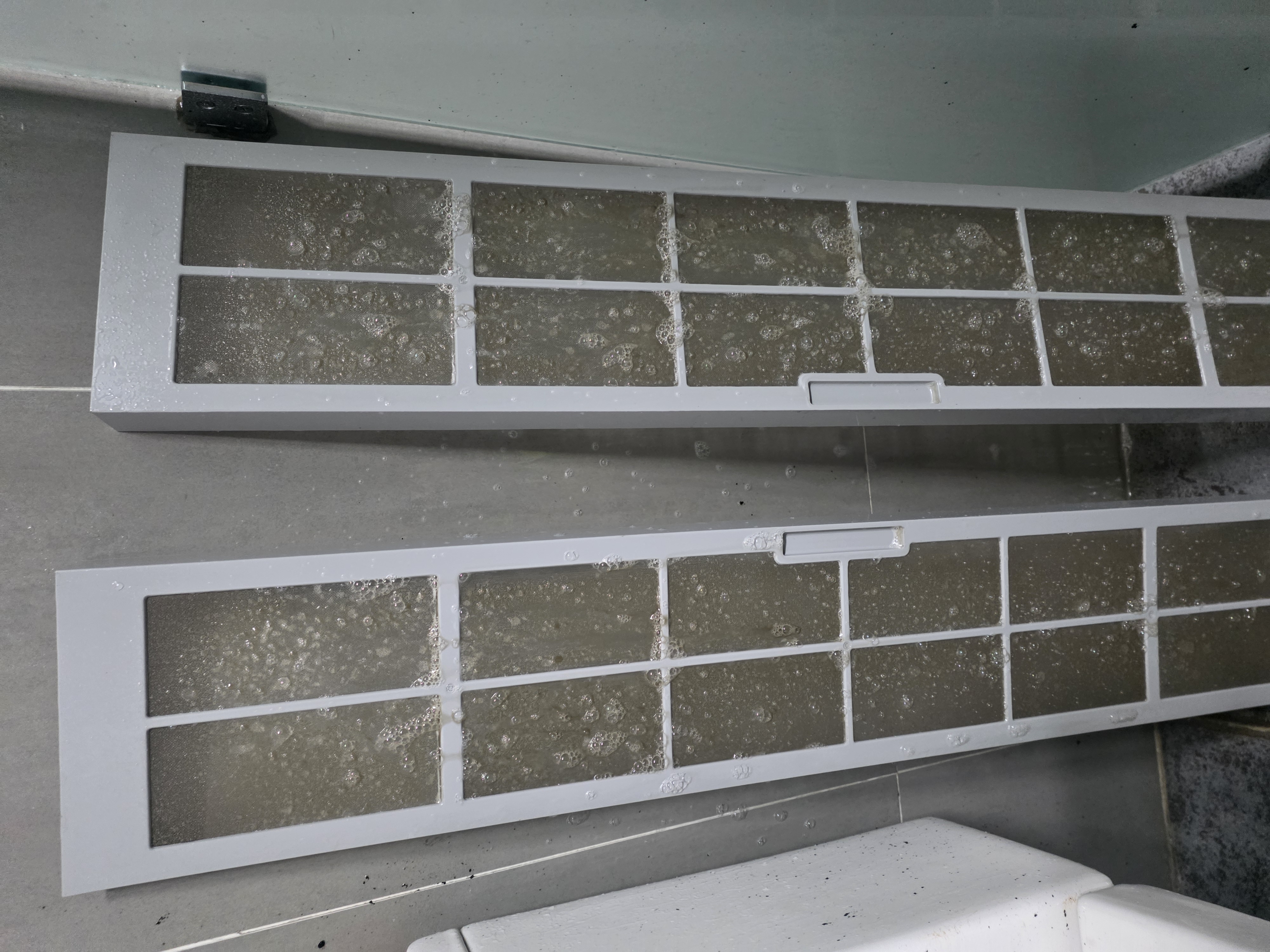 스탠드 에어컨 냄새 제거 세척 전