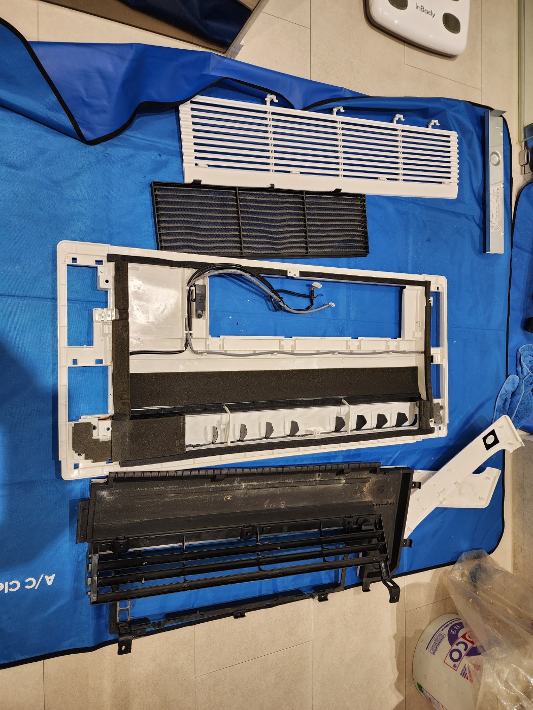 시스템 에어컨 덕트 청소 세척 후