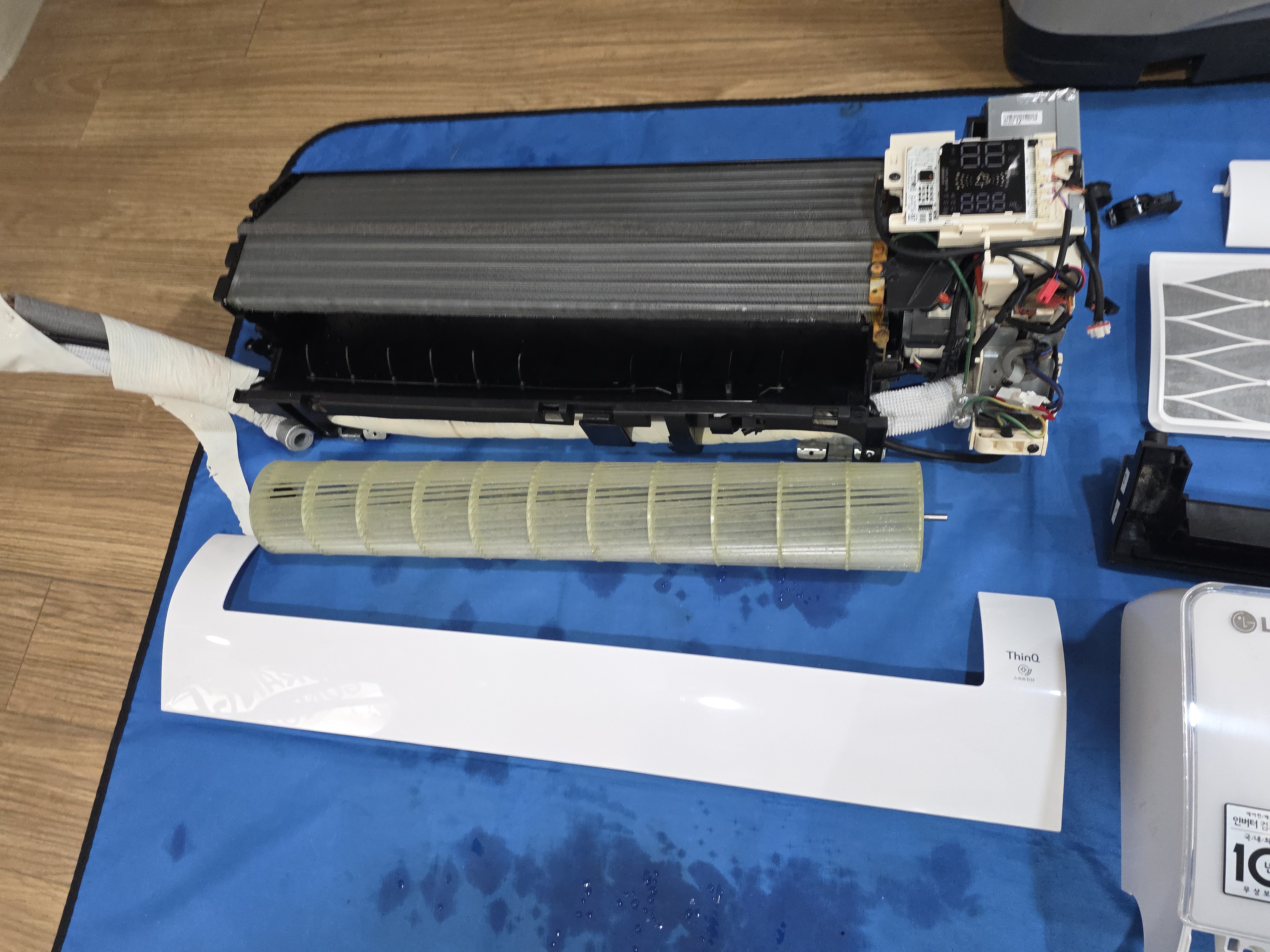 벽걸이 에어컨 완벽 세척 세척 후