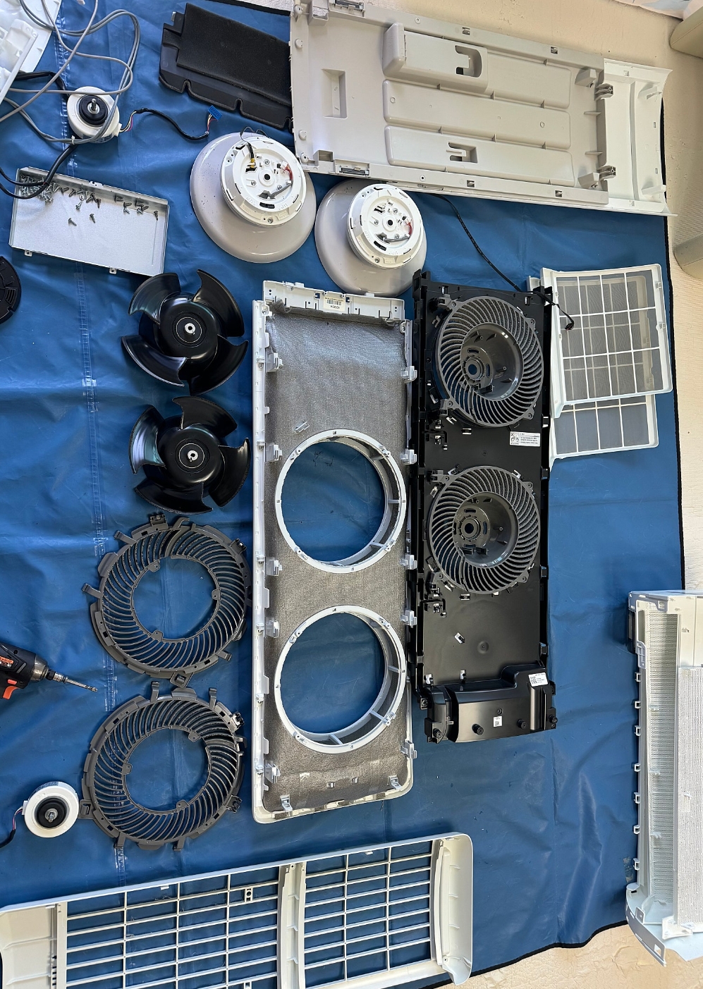 스탠드 에어컨 드럼 세척 세척 후