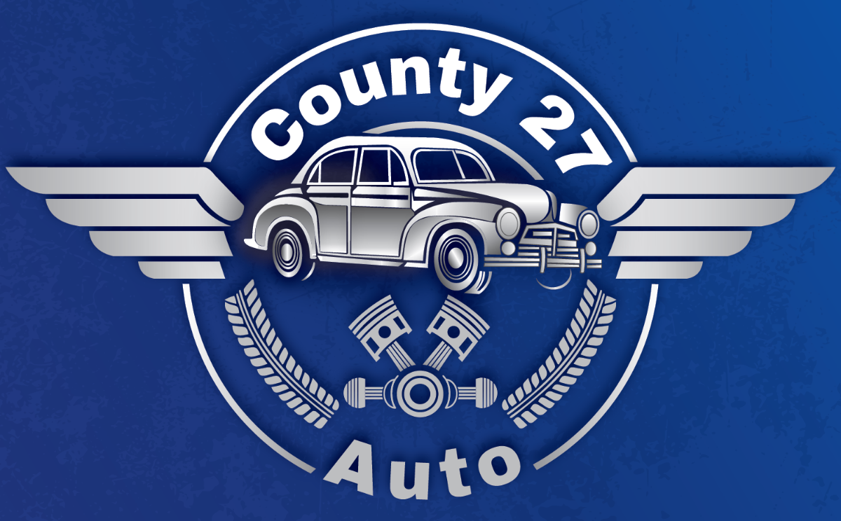 County 27 Auto Logo Background