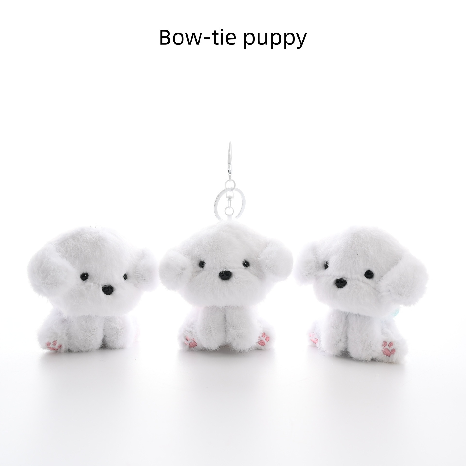 리본을 단 인형 3종(8cm*9cm)-랜덤발송