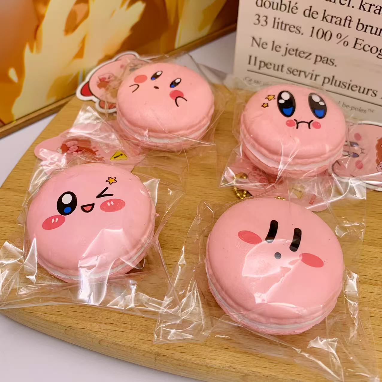 별의커비마카롱 키링 (12cm)