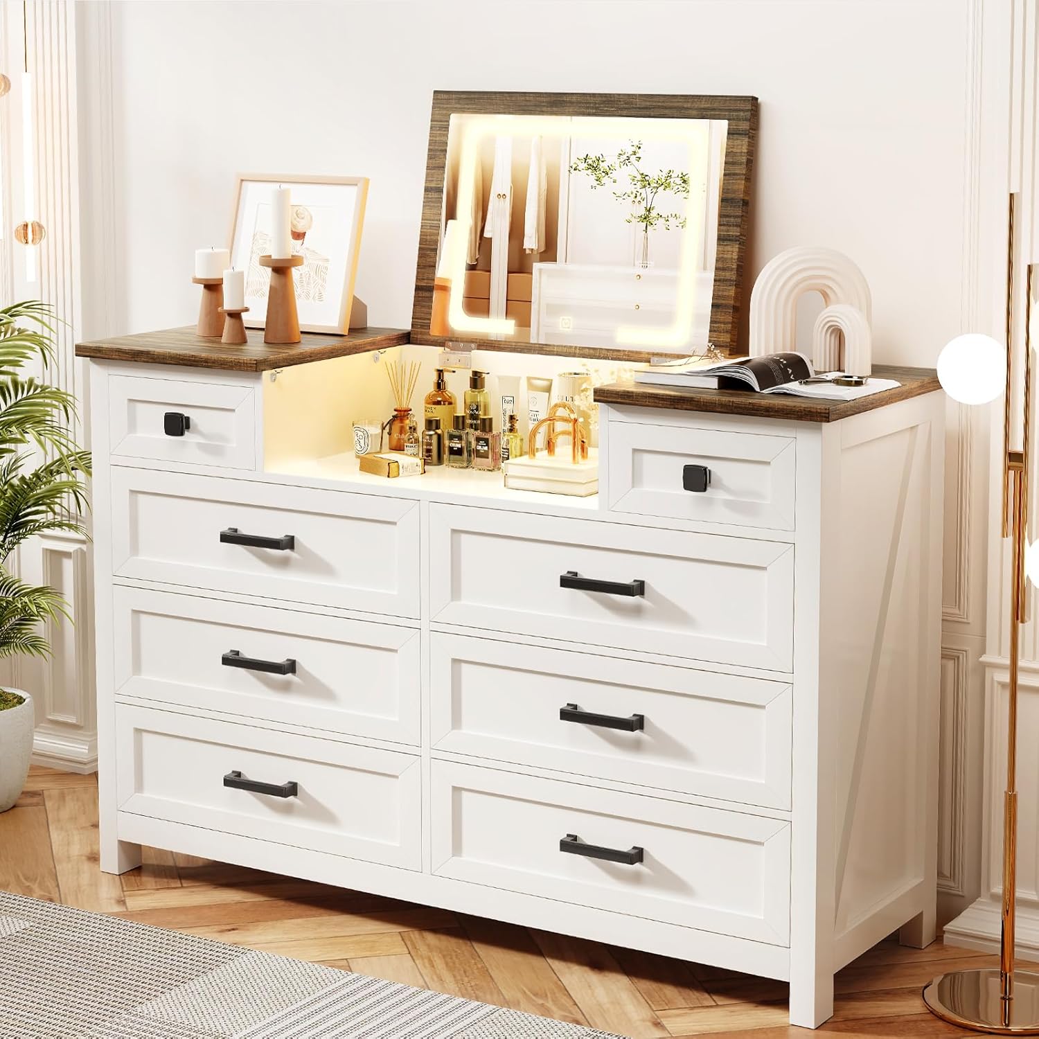Dresser with Mirror
