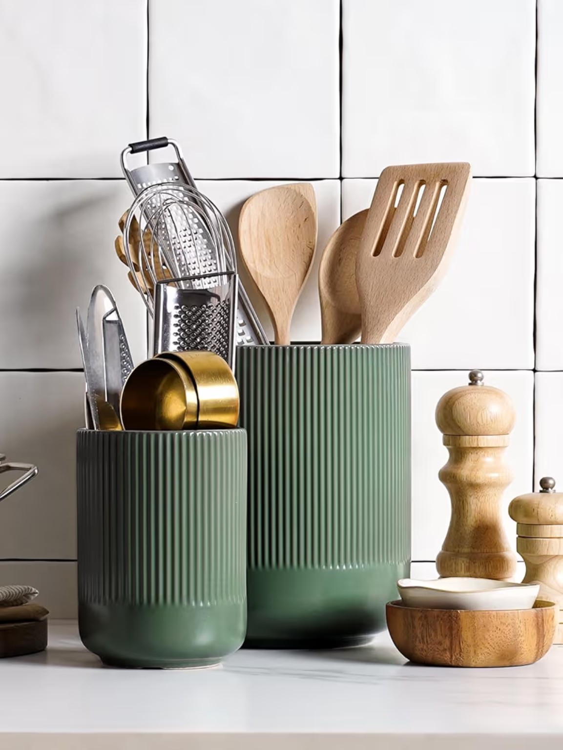 Copper Utensil Holder