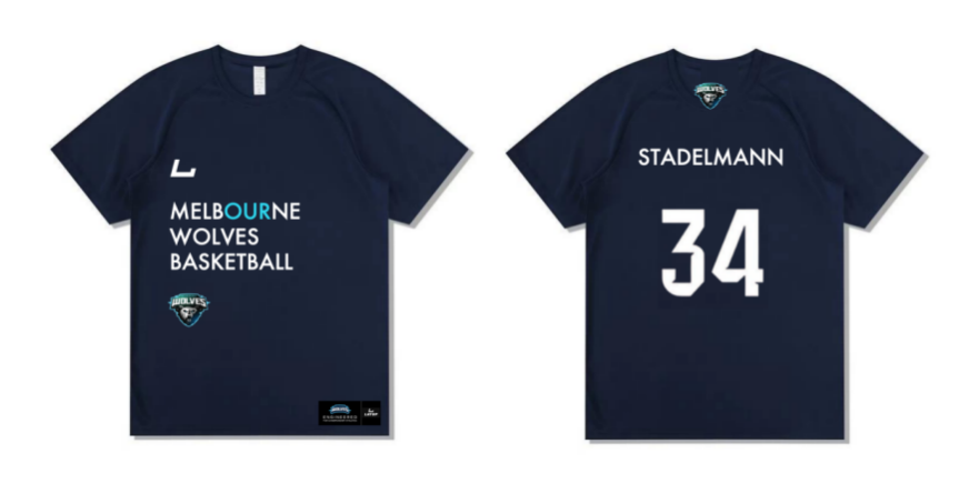 Club Training T-Shirt (Navy/White) view 2