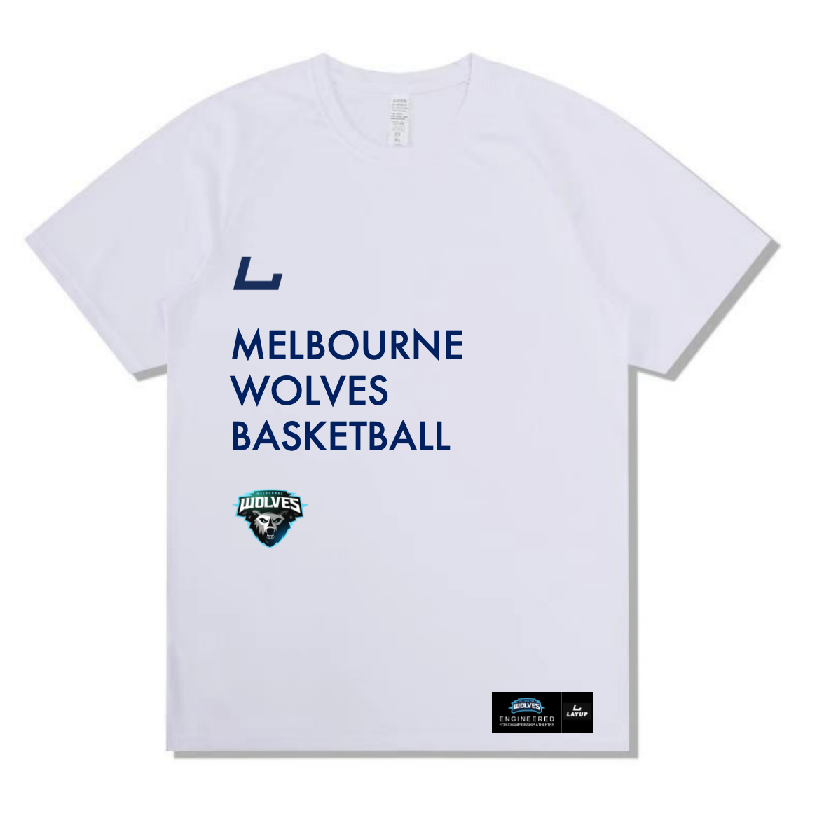 Club Training T-Shirt (White/Blue)