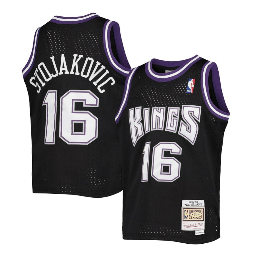 Peja Stojakovic Black Jersey
