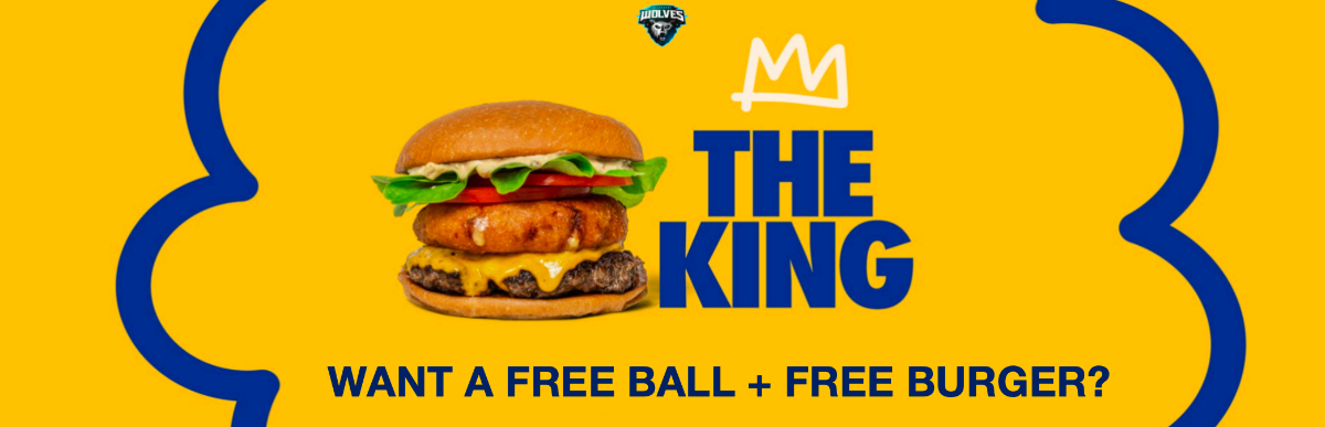 The King - Want a free burger + free jersey?