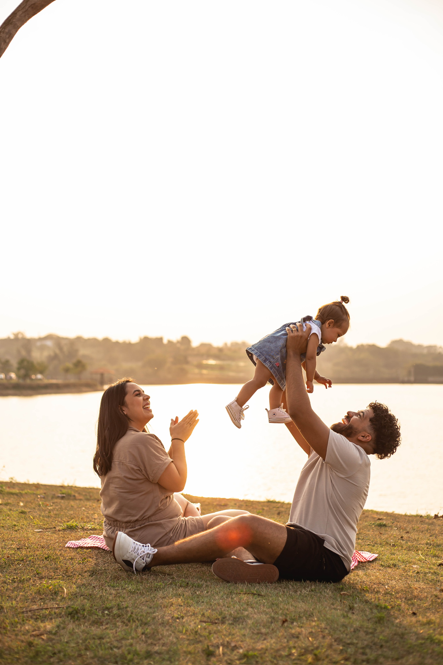 Sessão família no parque