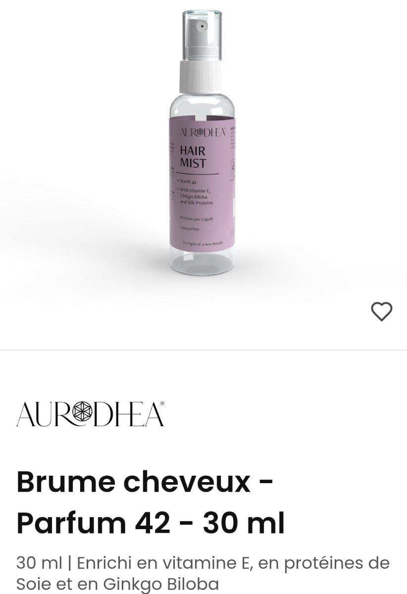 Brume cheveux - Parfum 42 - 30 ml