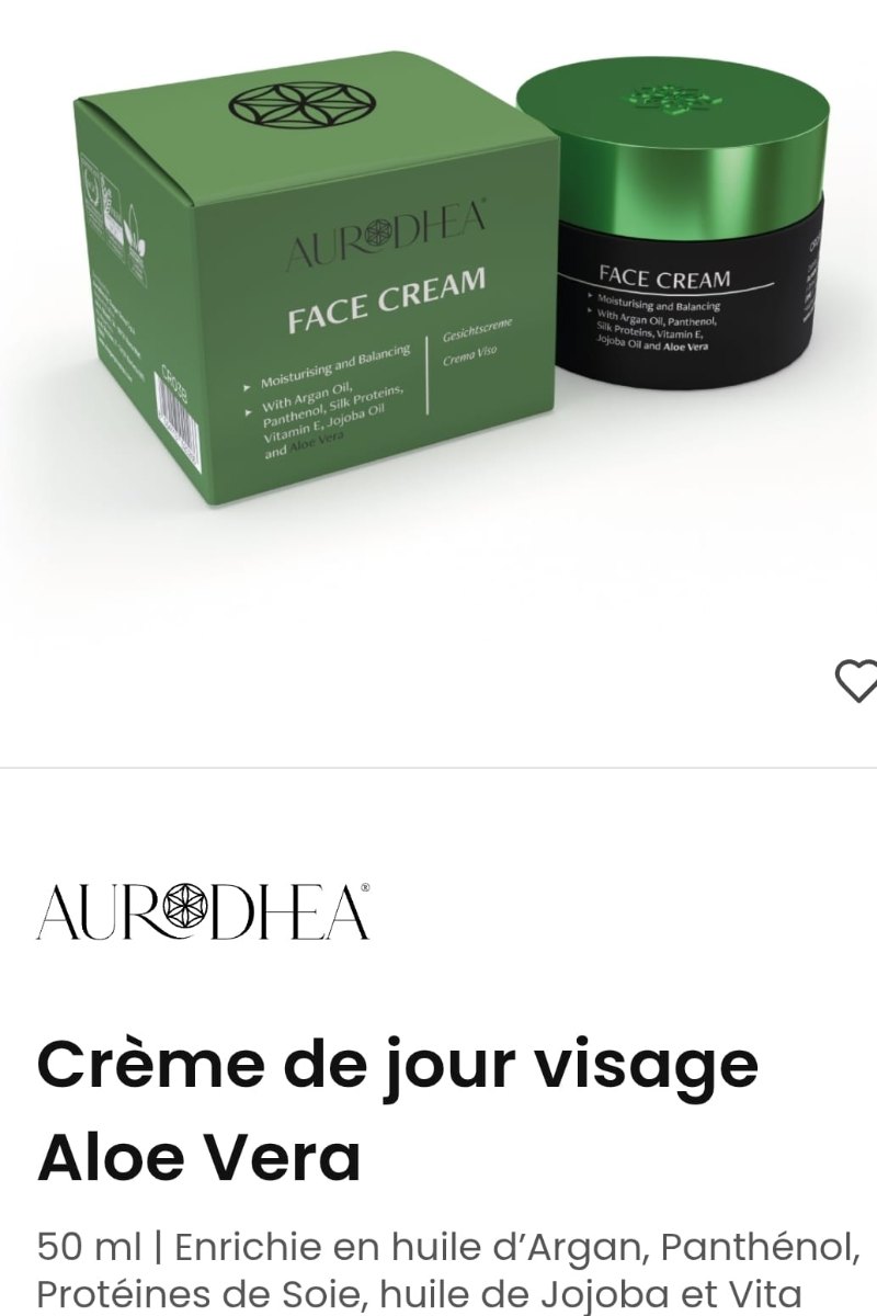 Crème de jour visage Aloe Vera