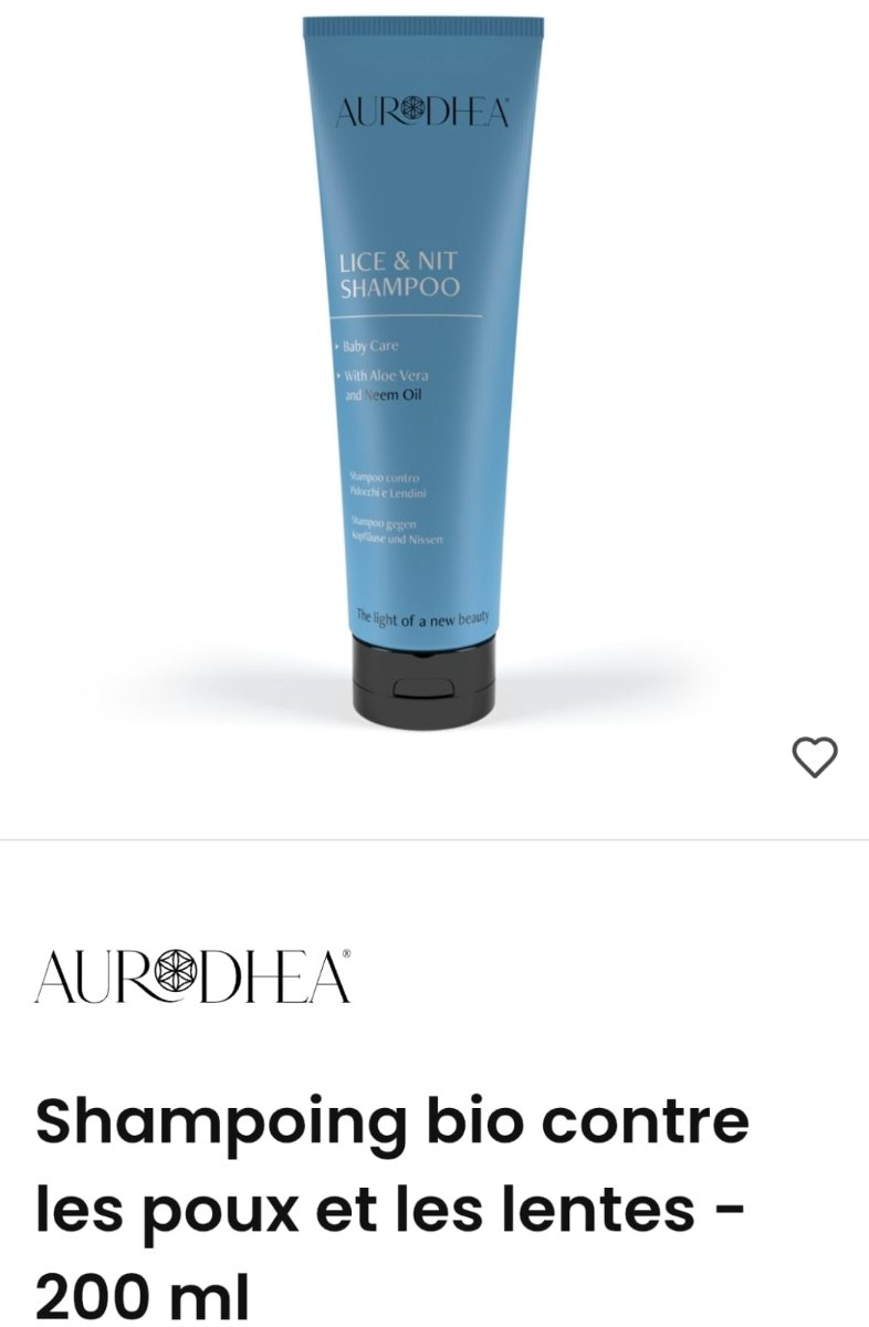 Shampoing bio contre les poux et les lentes - 200 ml