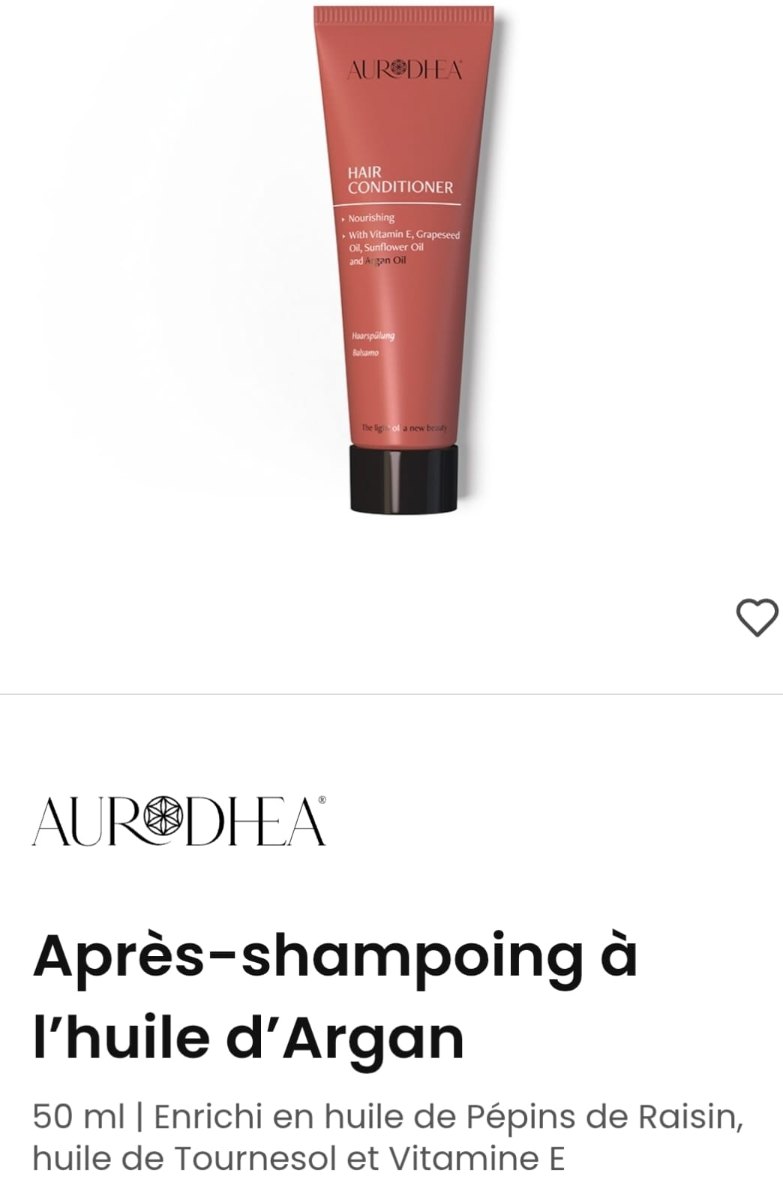 Après-shampoing à l'huile d'Argan