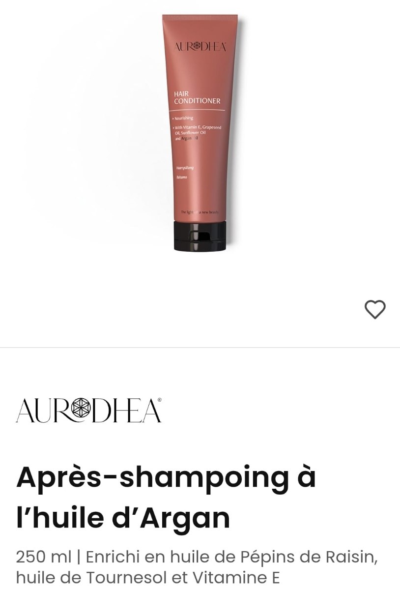 Après-shampoing à l'huile d'Argan