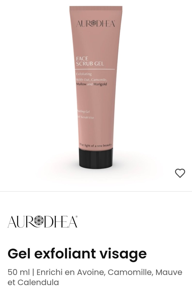 Gel exfoliant visage