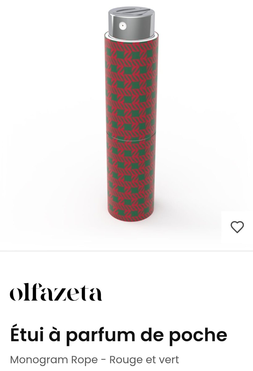 Étui à parfum de poche Monogram Rope - Rouge et vert