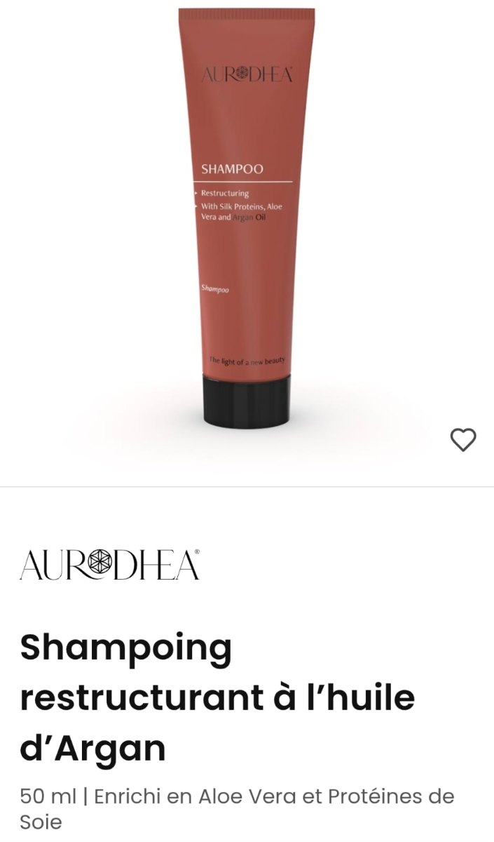 Shampoing restructurant à l'huile d'Argan