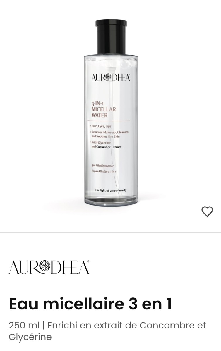 Eau micellaire 3 en 1