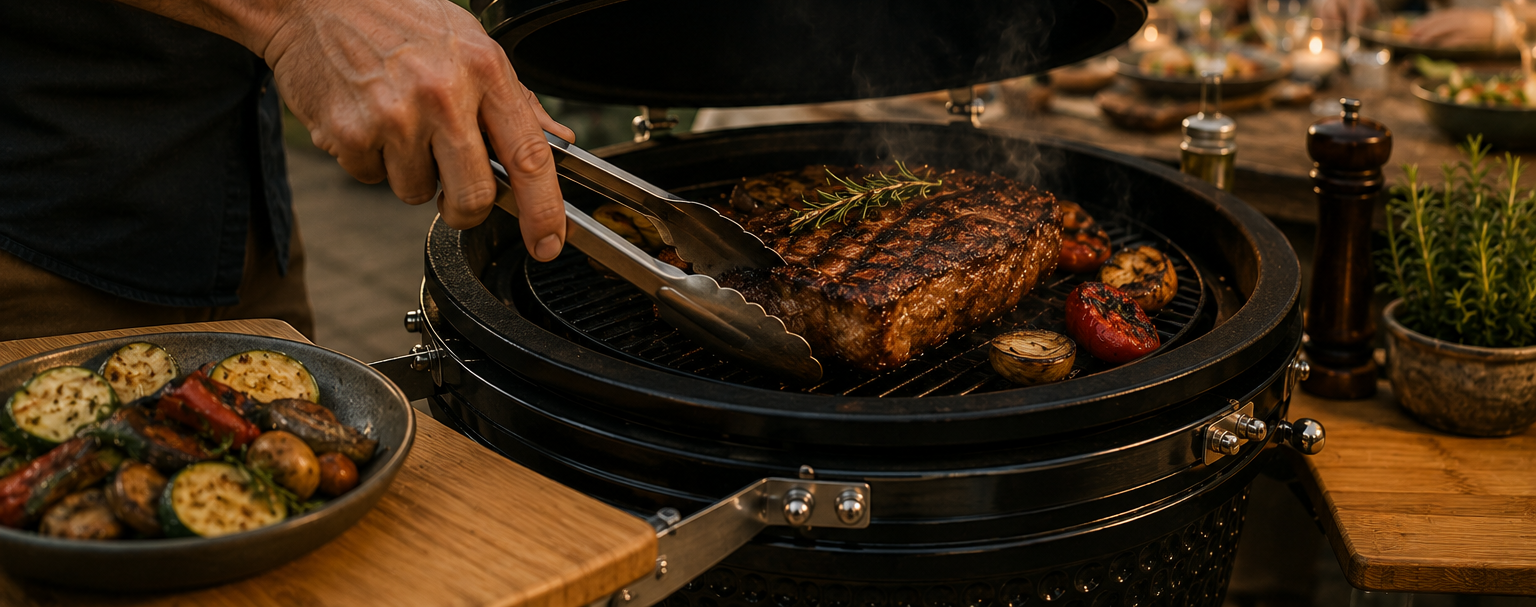 Des moments partagés autour du Kamado