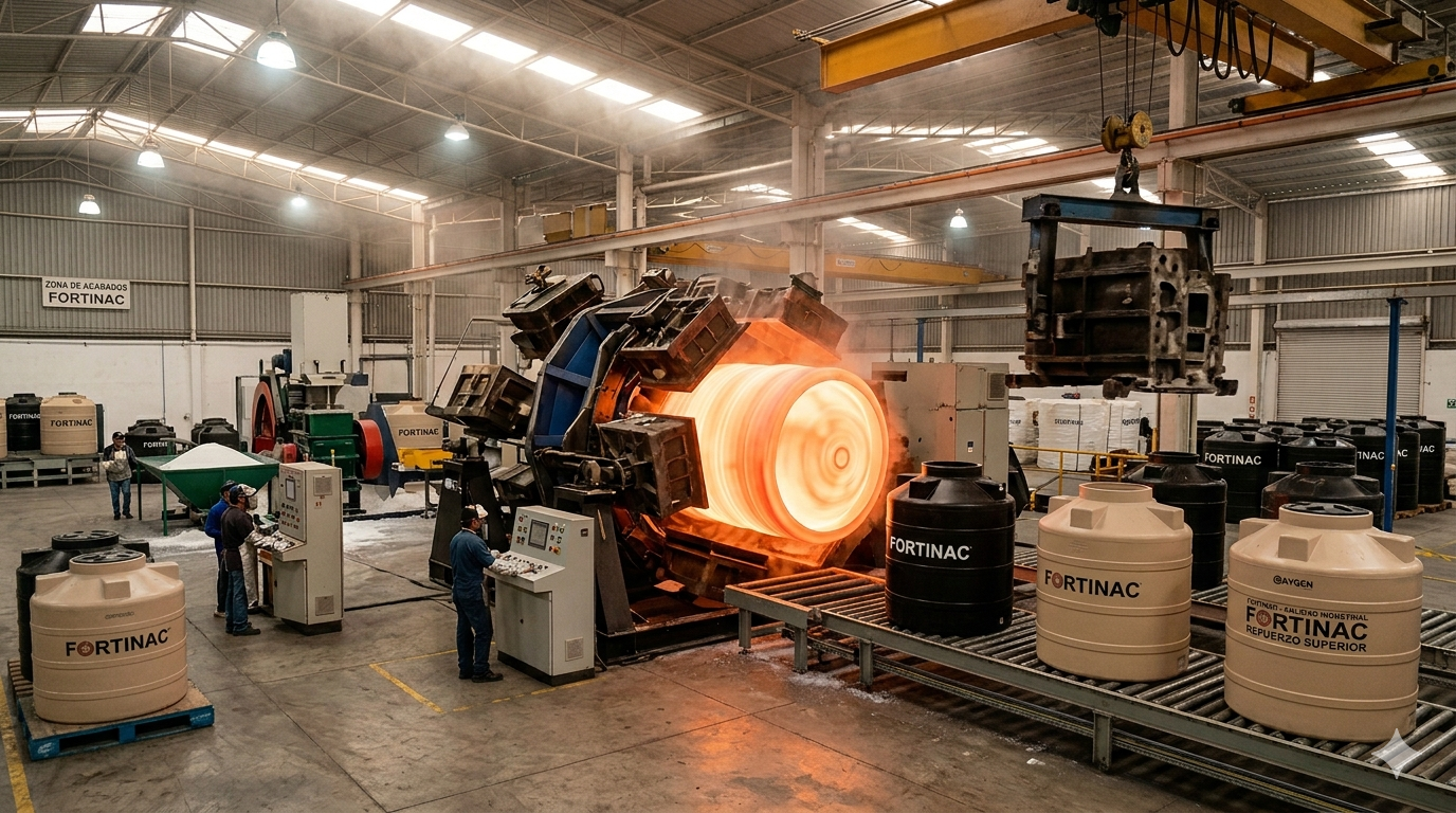 Instalación de fabricación de plásticos moderna en México