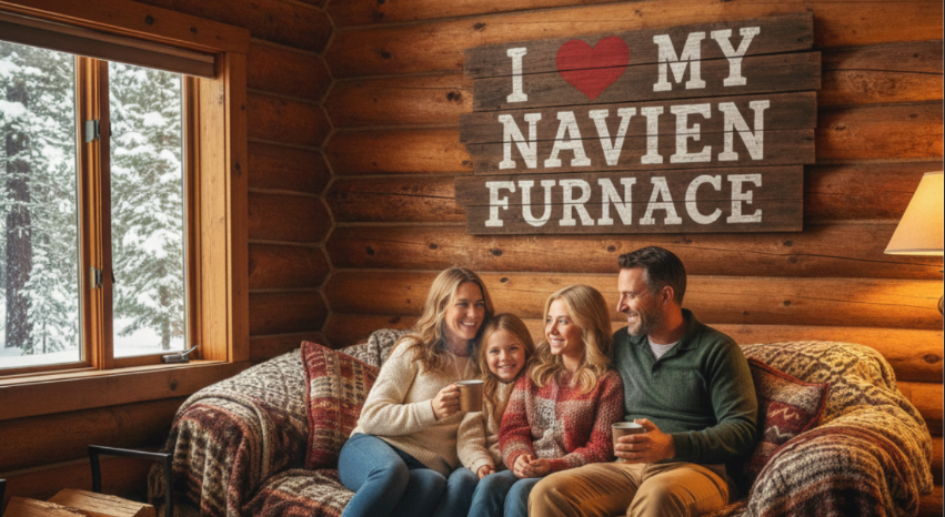 Navien high-altitude furnace technology — auto-calibrated combustion for mountain homes in Lake Arrowhead and Running Springs CA