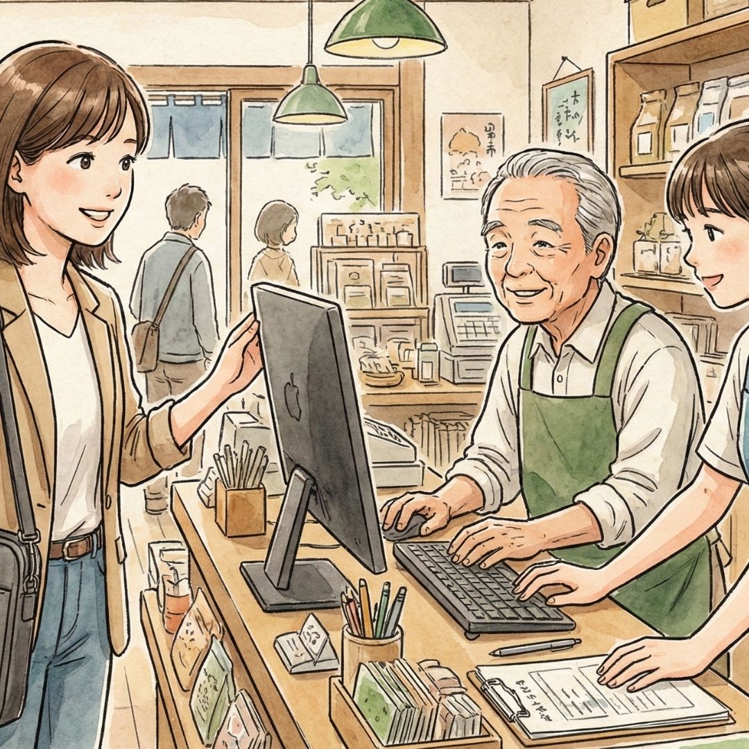 落ち着いた環境でのサポートのイメージ - 明るく清潔な相談スペースで、女性相談員が親身にサポートしている様子