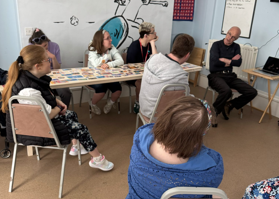 Adults enjoying social activities together