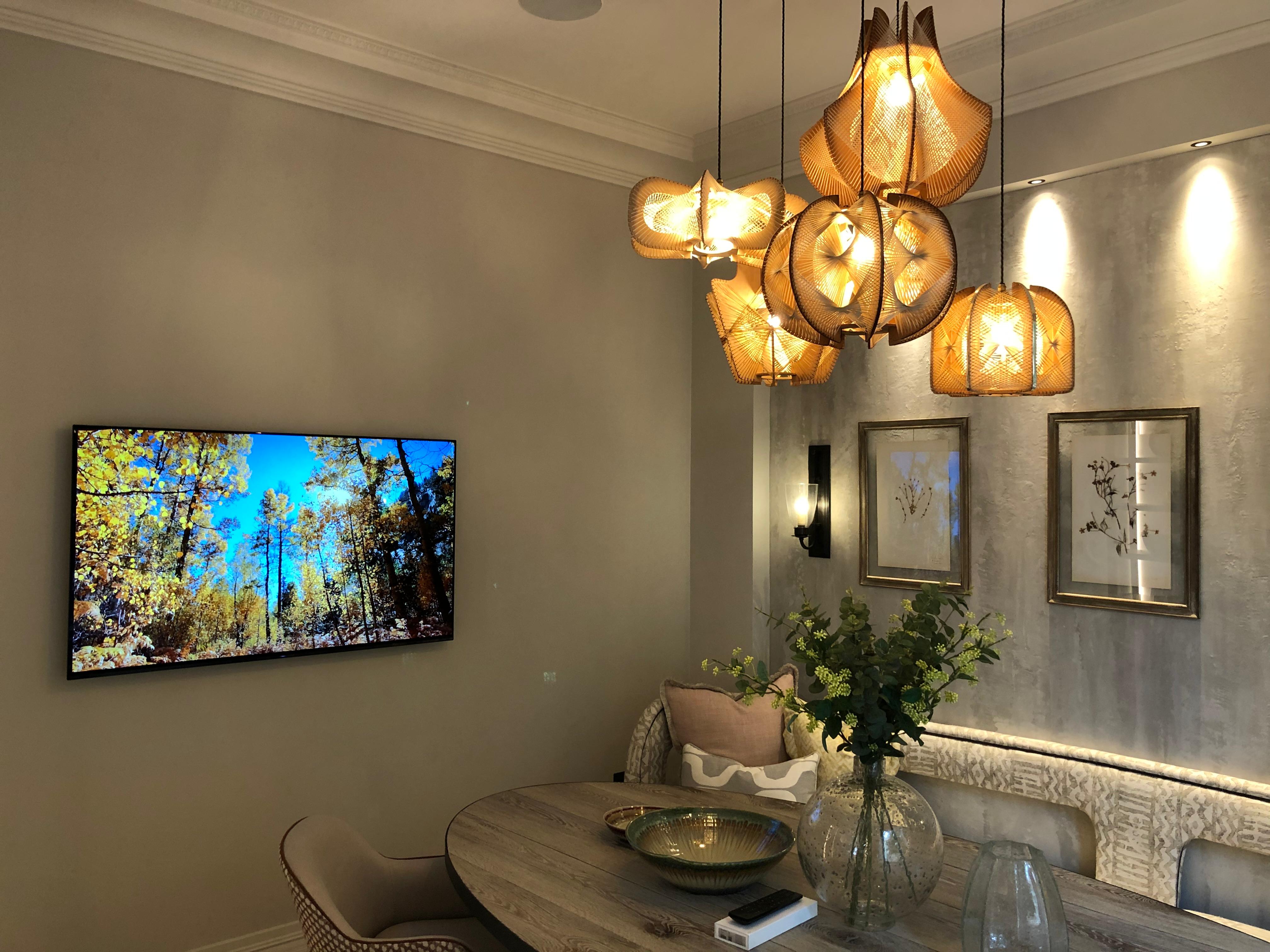 Smart home automation upgrade being installed in a luxury London property