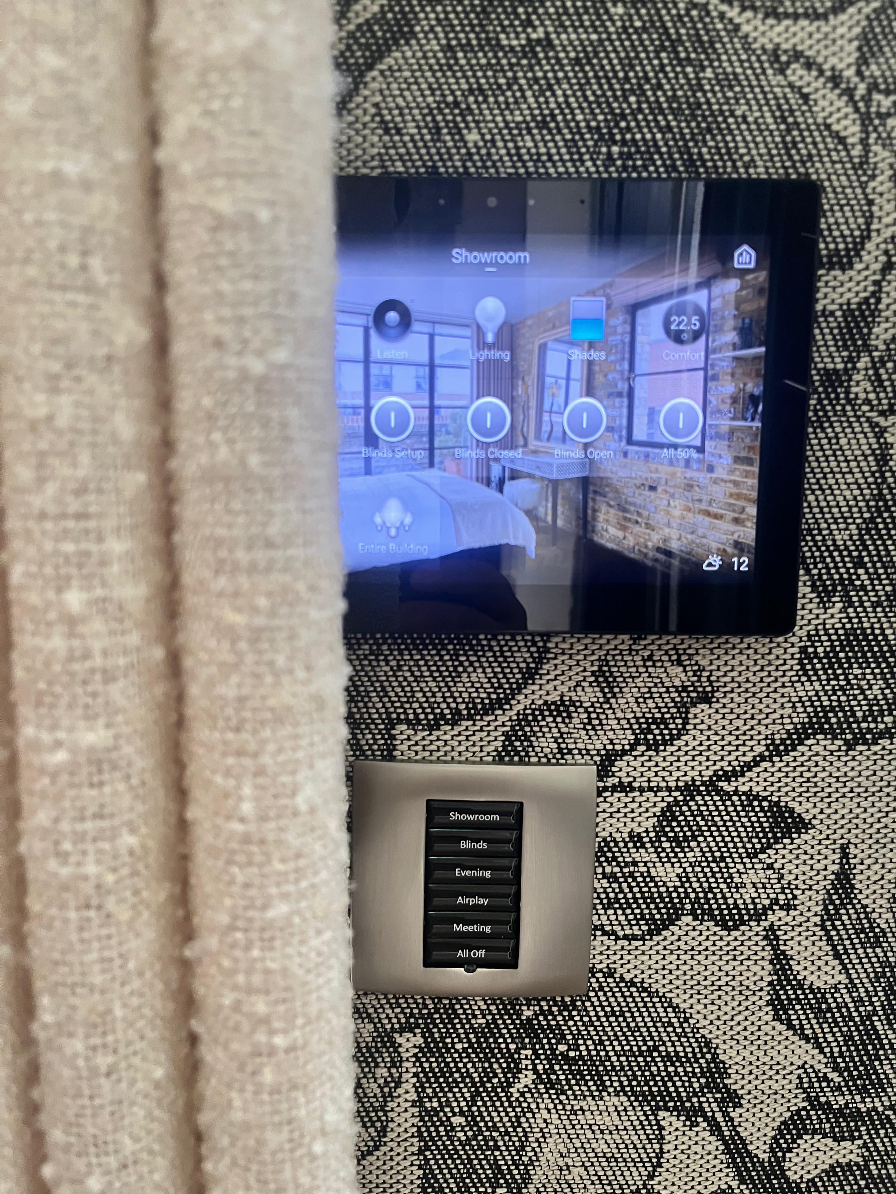 Control4 smart home system installed in a luxury London property
