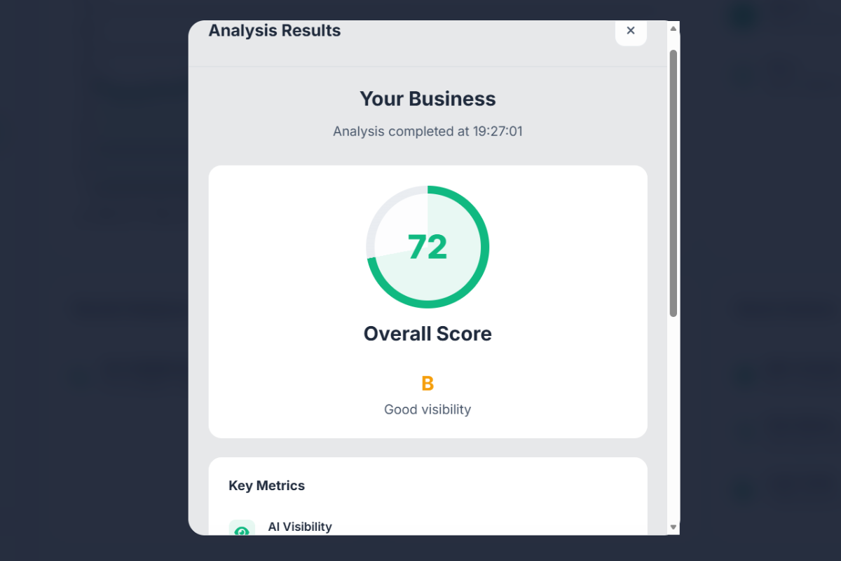 AI Search Analytics Dashboard