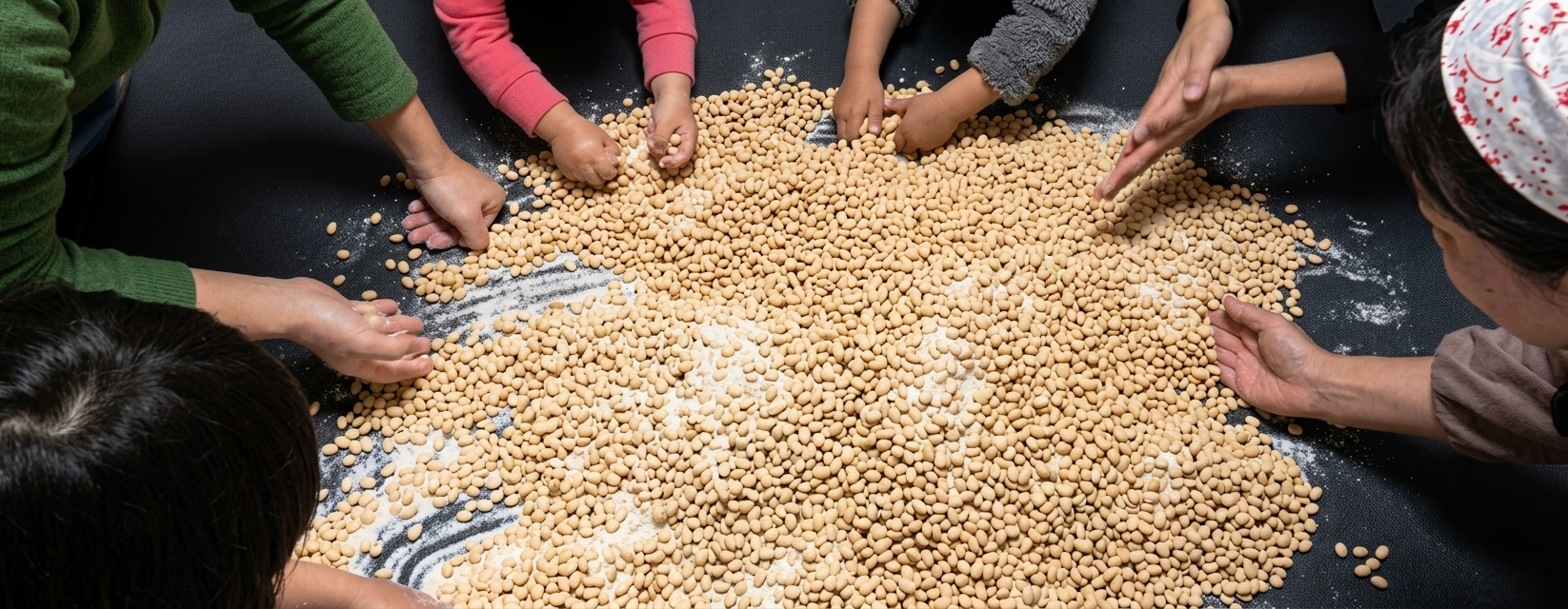 手を動かすシーン