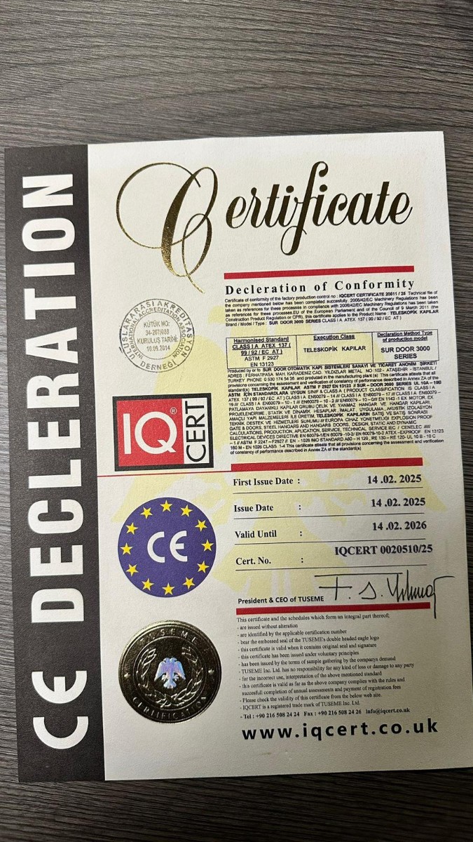 CE Uygunluk Beyanı