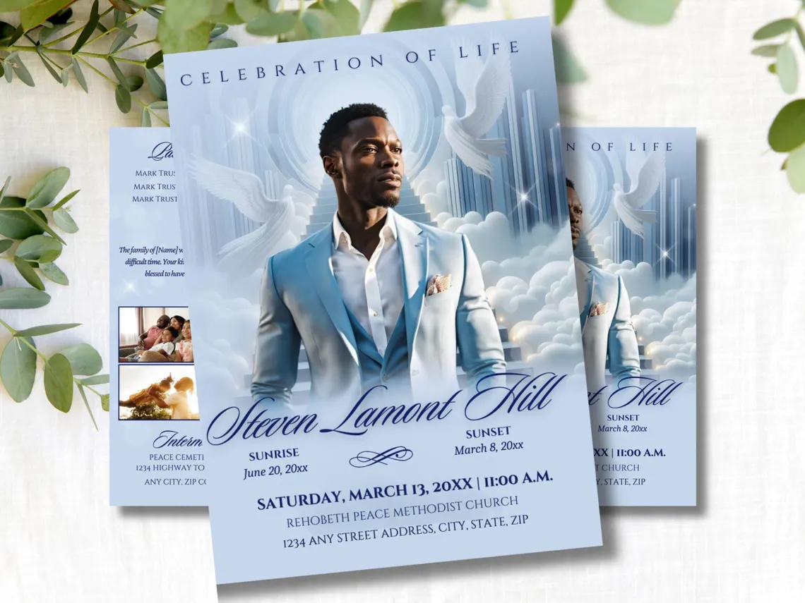 Funeral Programs - Professional memorial printing service