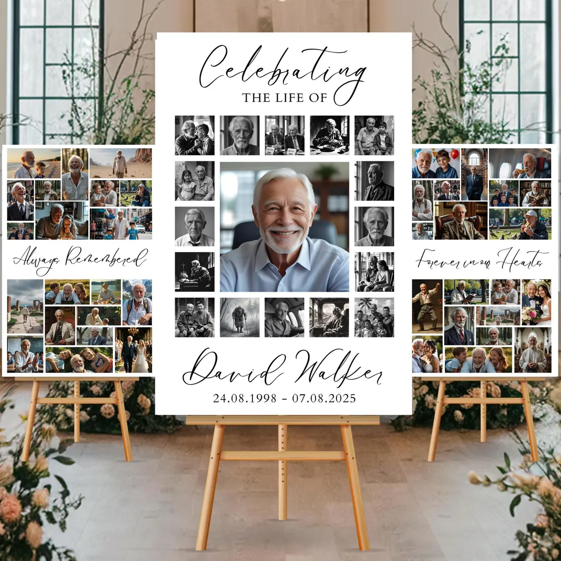 Photo Collages - Professional memorial printing service