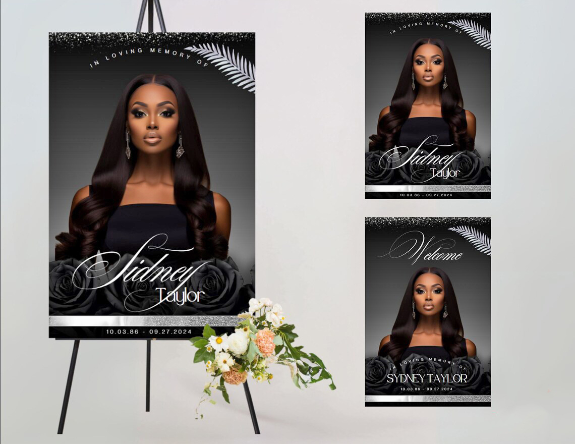 Memorial Posters - Professional memorial printing service