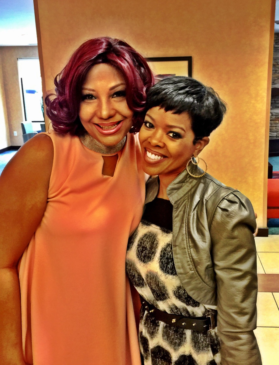 Traci Braxton with Friend