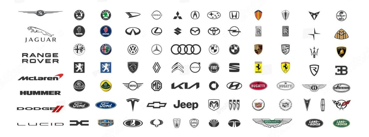 Premium German automotive brands - BMW, Mercedes-Benz, Porsche, Audi, Volkswagen and more