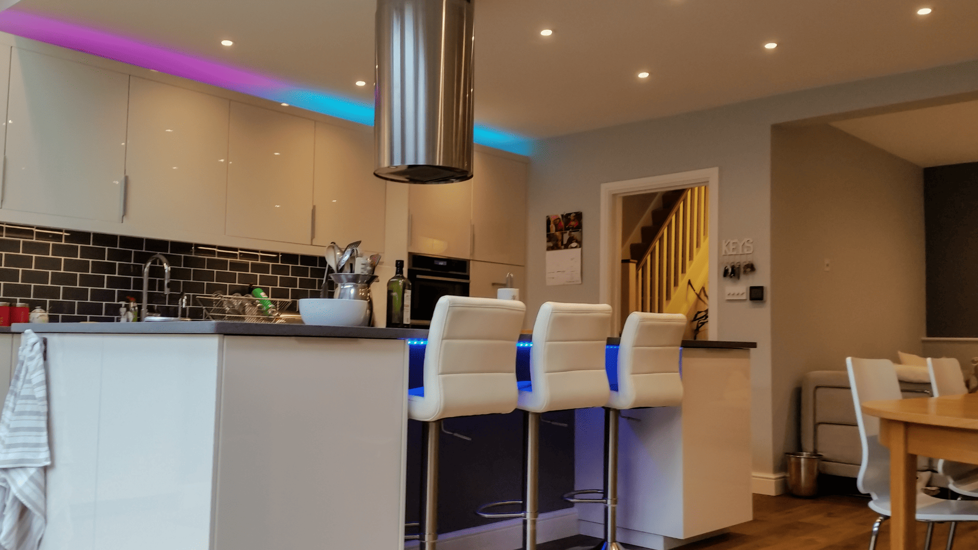 Industrial-style kitchen renovation in Virginia Water