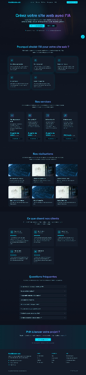 Website with AI