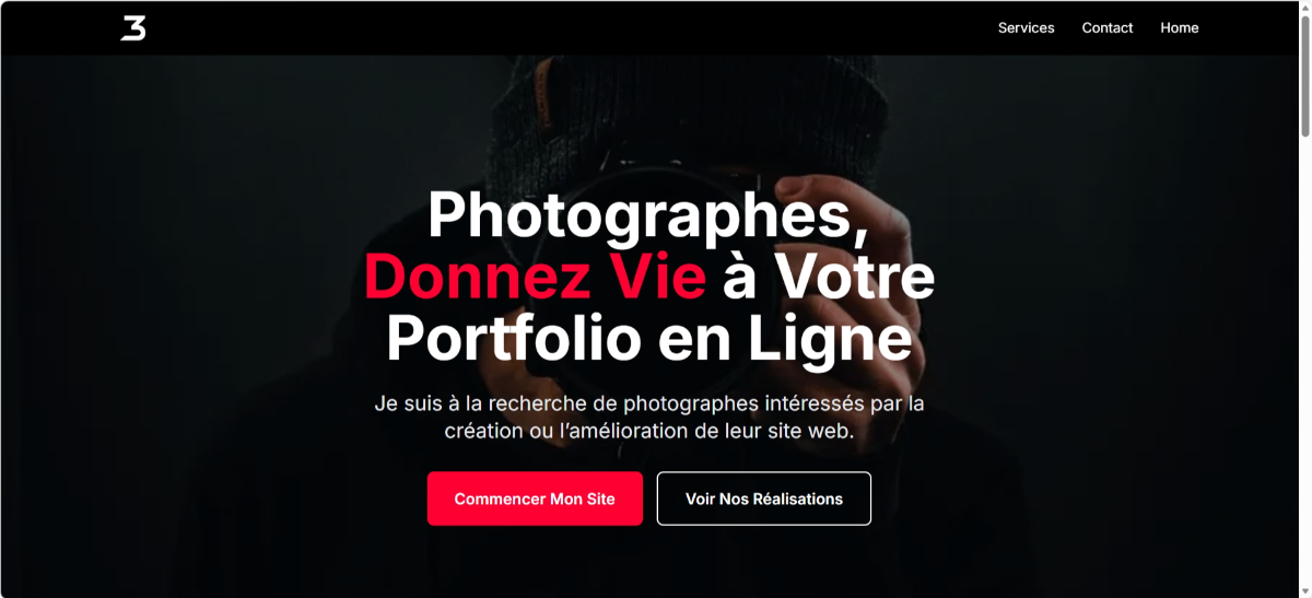 Photographes Web Design