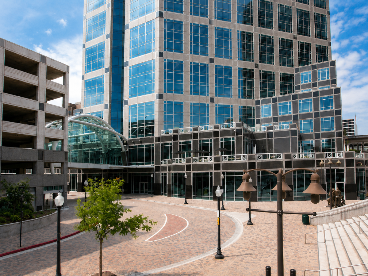 Fast Passport Center office building in Salt Lake City Utah downtown