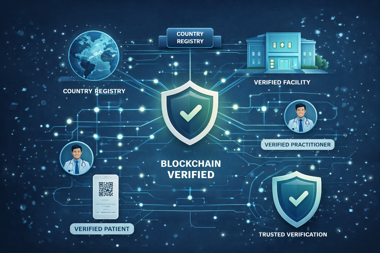 One Health Global digital identity backbone for healthcare verification and credentials