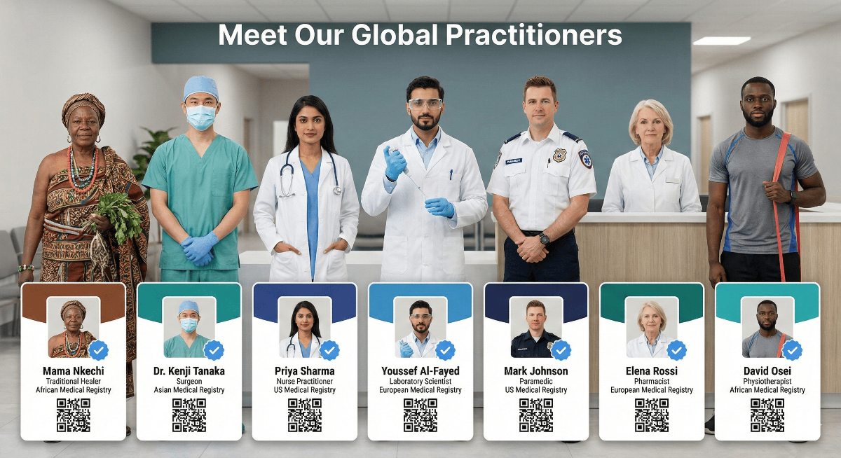 Meet Our Global Practitioners - Healthcare professionals from around the world