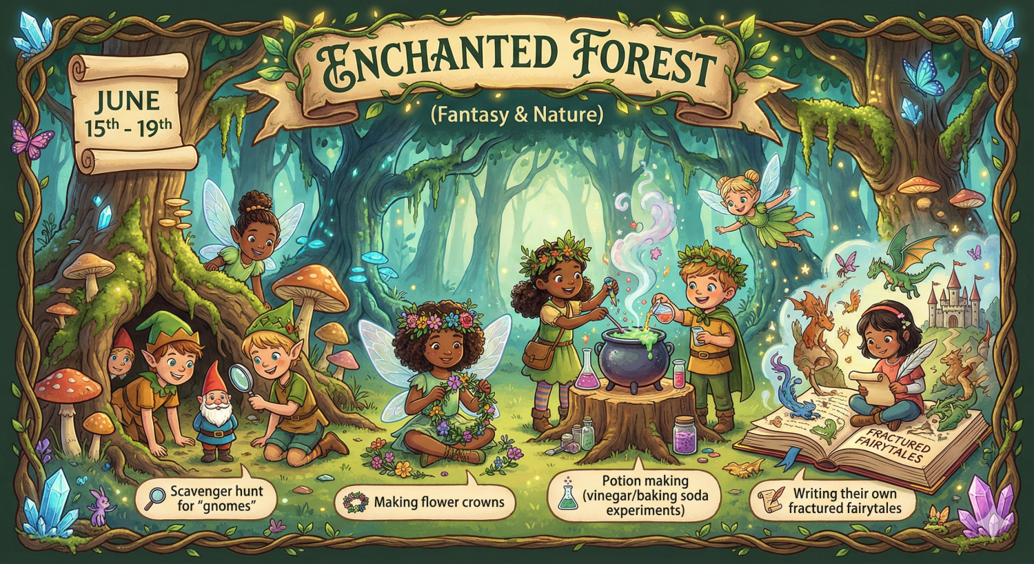 Enchanted Forest – Texas Elite Cheerleading Summer Camp New Braunfels TX