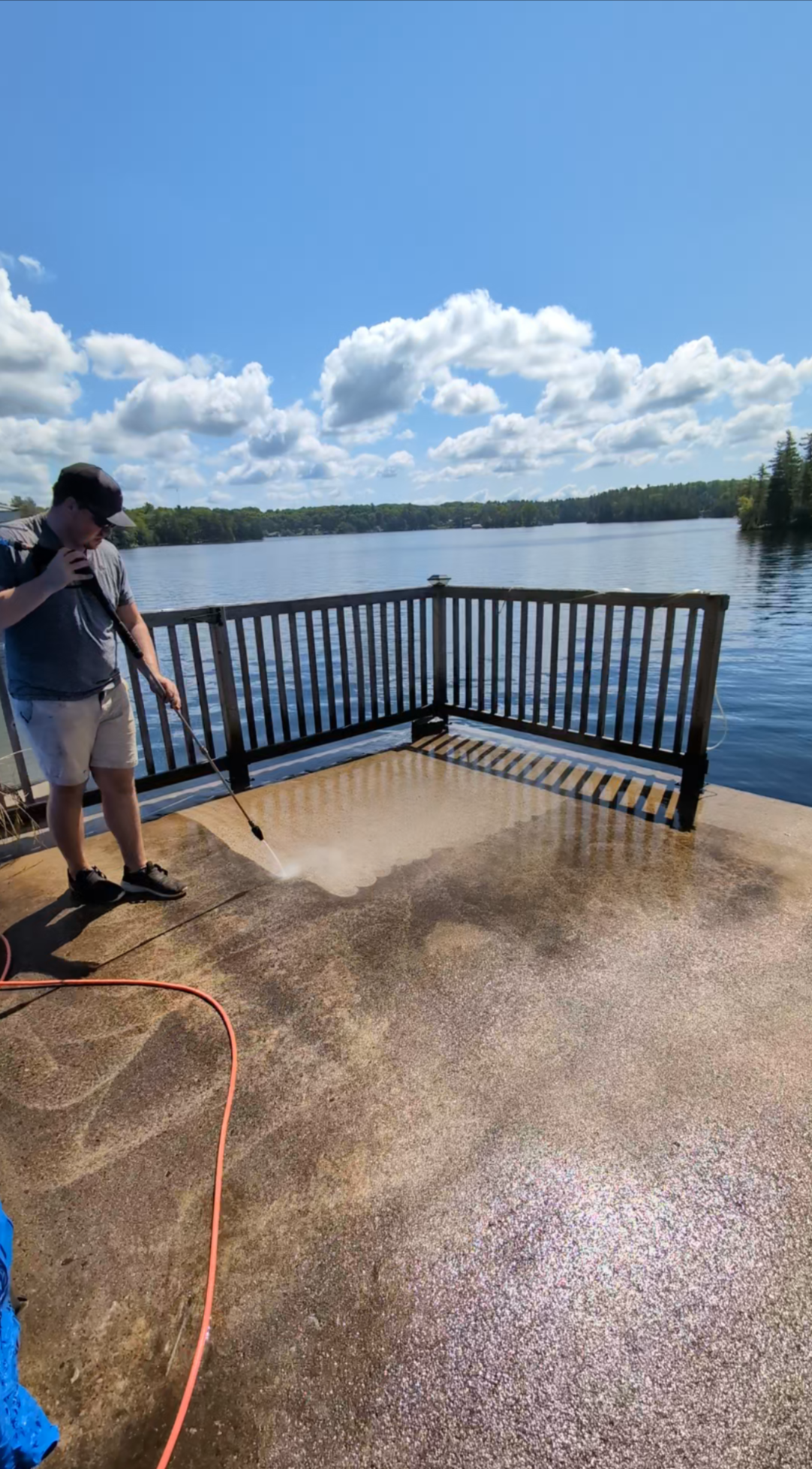 Professional pressure washing service