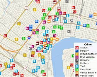 Crime Mapping Heat Map Analysis