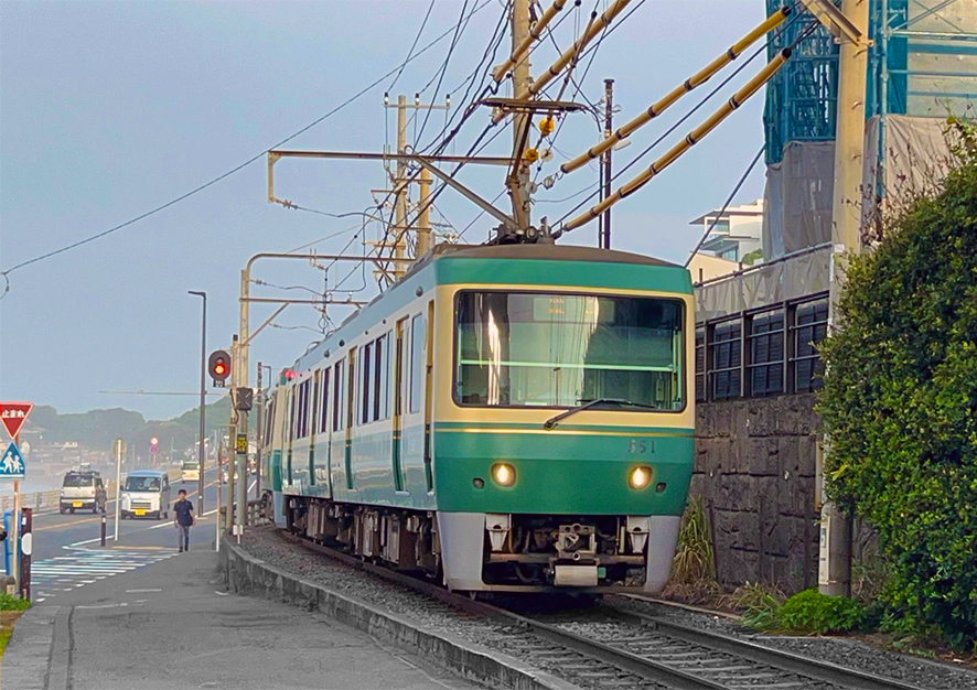 夕日の七里ガ浜